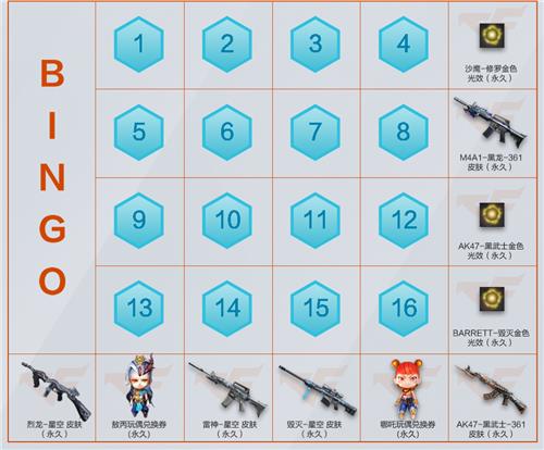 CF7月幸运宾果活动地址_2020CF7月幸运宾果活动内容奖励