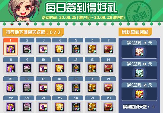 DNF2020��8��ÿ��ǩ���ú������ݽ���_DNF2020��8��ÿ��ǩ���ú�������