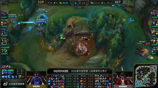 2016msi����������С����SUP vs SKTս��_lol2016msi����������SUP vs SKTͼ��ս��