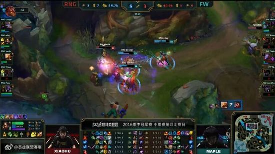 2016msi季中邀请赛小组赛RNG vs FW战报_lol2016msi季中邀请赛RNG vs FW图文战报