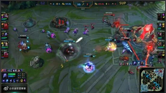 2016msi����������С����G2 vs SUPս��_lol2016msi����������G2 vs SUPͼ��ս��