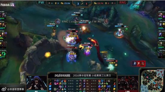 2016msi����������С����FW vs RNGս��_lol2016msi����������FW vs RNGͼ��ս��
