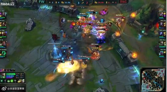 2016msi����������С����FW vs RNGս��_lol2016msi����������FW vs RNGͼ��ս��