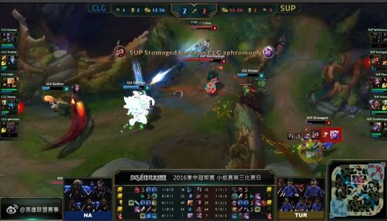 2016msi����������С����CLG vs SUPս��_lol2016msi����������CLG vs SUPͼ��ս��
