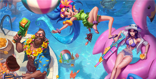 LOL泳池派对 佐伊皮肤特效_LOL泳池派对 佐伊如何获得