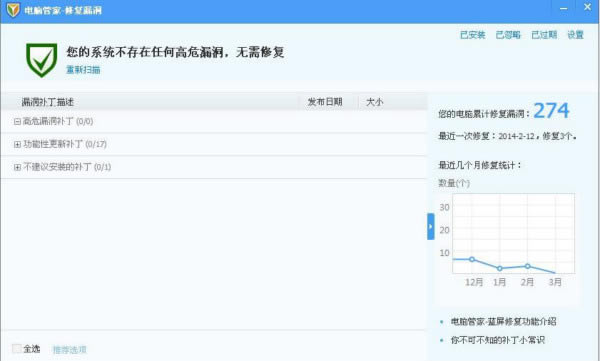 ��Ѷ���Թܼ���ʾ�޸���©����ȫ��