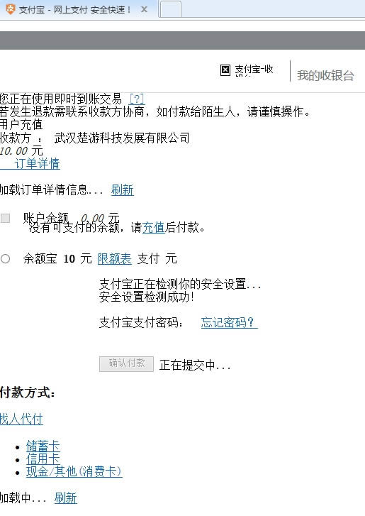 ����֧����ҳ����ʾ������ô�� ����