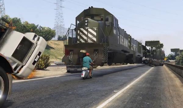 GTA5���ڹ�·�Ͽ�����ô��_�����Գ���5��ʻ�����·��Ƶ