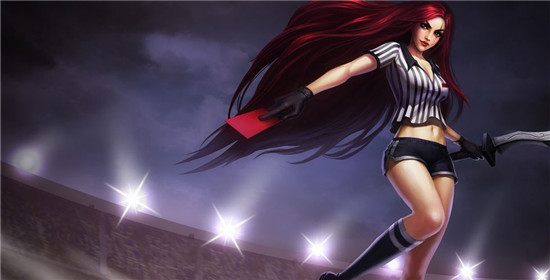 LOL红牌 退场! 卡特琳娜皮肤特效_LOL红牌 退场! 卡特琳娜怎么获得