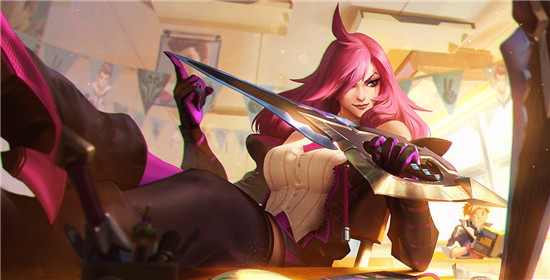 LOL战斗学院 卡特琳娜皮肤特效_LOL战斗学院 卡特琳娜如何获得