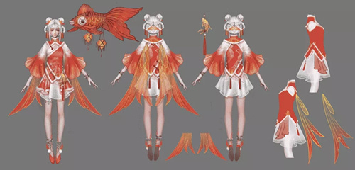 妄想山海锦鲤时装什么样_妄想山海锦鲤时装图文展示