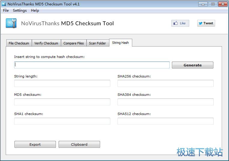 novirusthanks md5 checksum tool