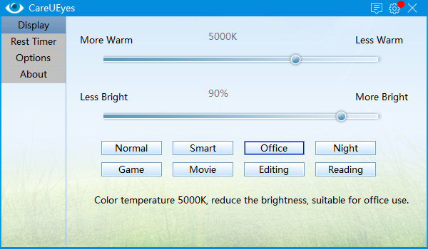 CareUEyes�ٷ�v1.1.1.2��Ѱ�����_��ɫ����������