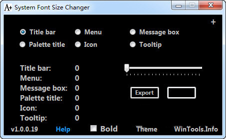 系统字体大小修改器V1.1.1.2绿色版免费下载_免费绿色汉化版下载