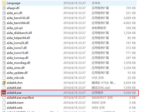  AIDA64���İ���ɫ����
