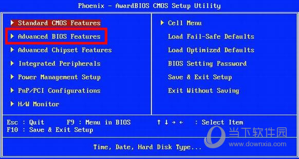 Advanced BIOS Featuresѡ��