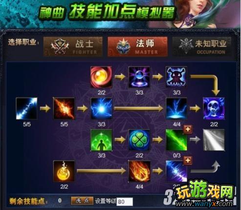 《神曲》法师纯攻击满级加点攻略