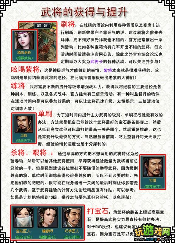 点击查看大图 《王朝霸域》武将系统图文详解