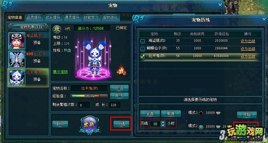 4399《大唐真龙2》宠物升级攻略