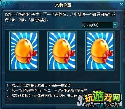 4399《大唐真龙2》宠物升级攻略